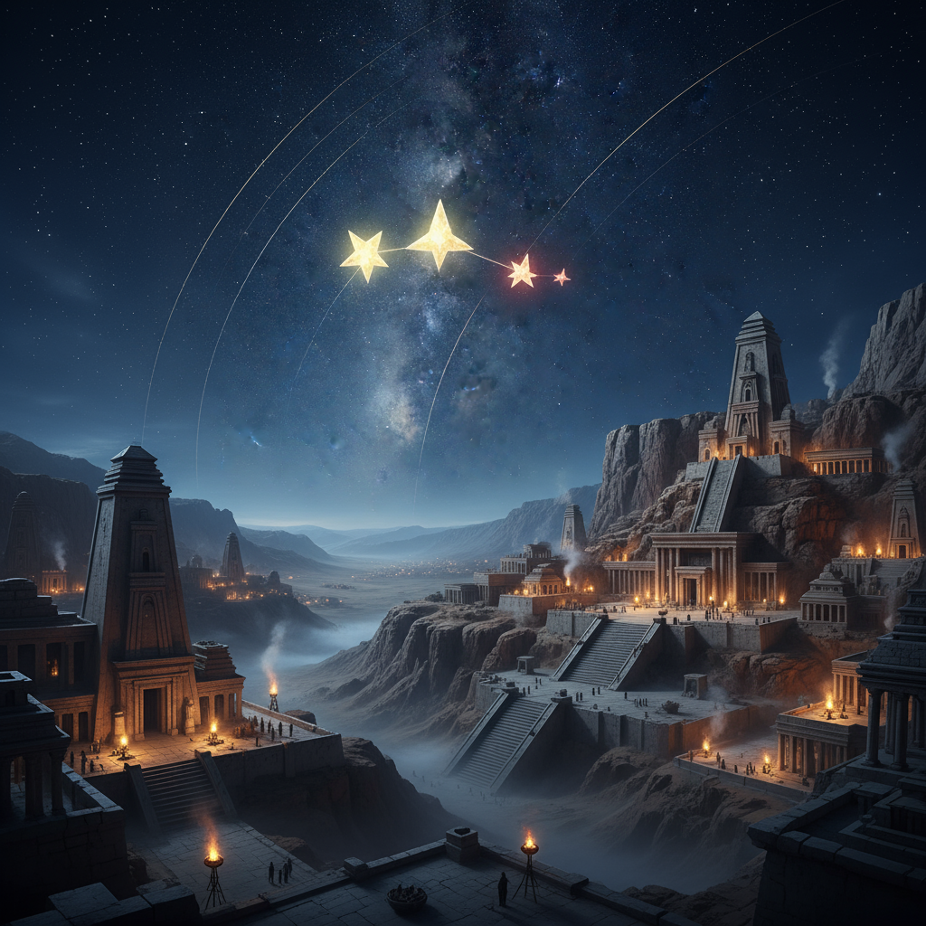 Civilizações antigas e suas estrelas guias: o que sabiam sobre o cosmos?